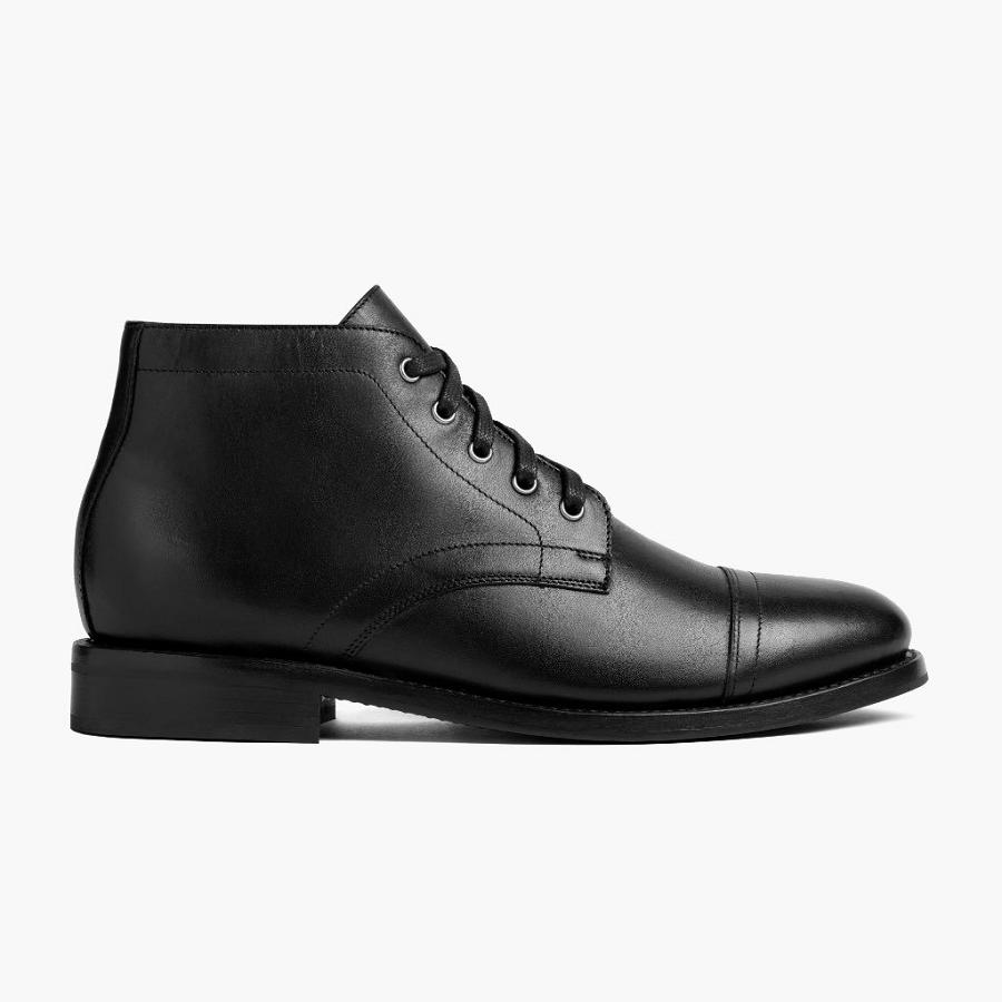 Black Thursday Cadet Leather Men's Chukka Boots | SG44XYU