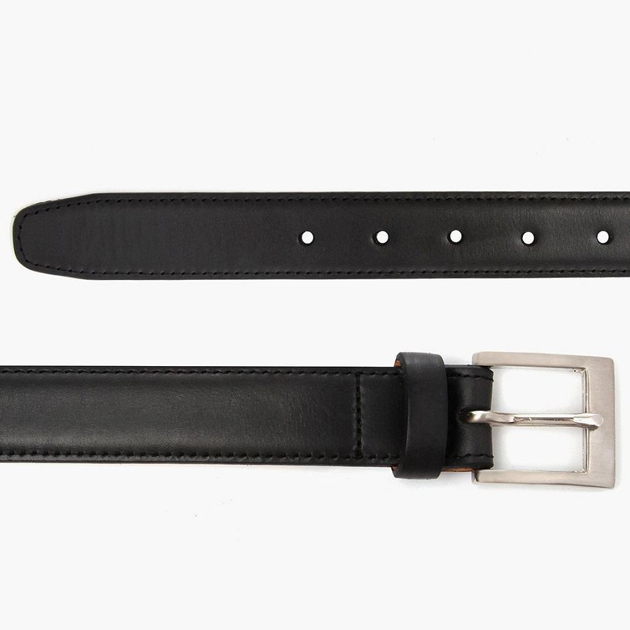 Black Thursday Classic Leather Rugged Men's Belts | SG69CTV