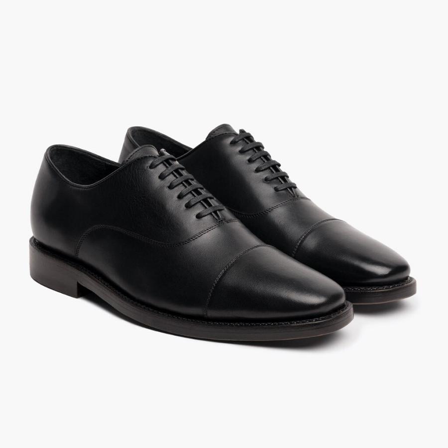 Black Thursday Executive Leather Classic Men\'s Dress Shoes | SG249BEX