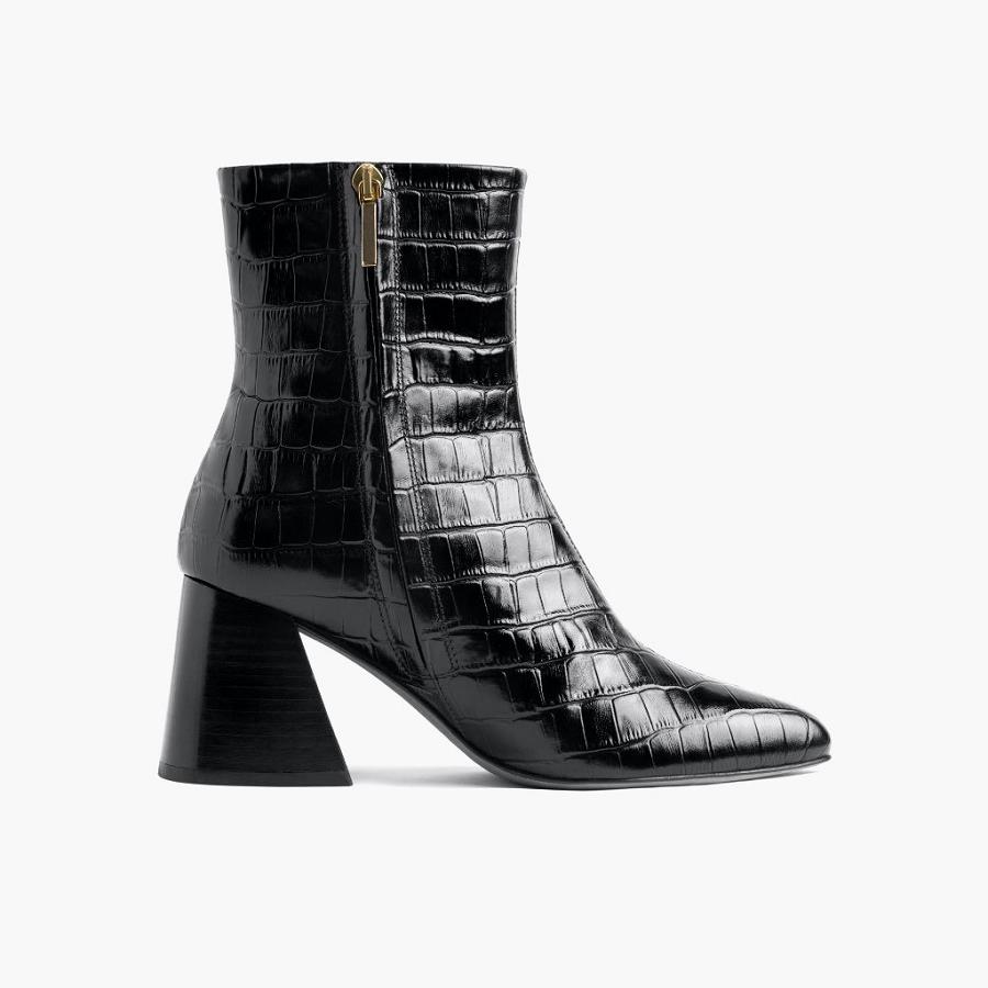 Black Thursday Heartbreaker Leather Women's Boots | SG390DFM7