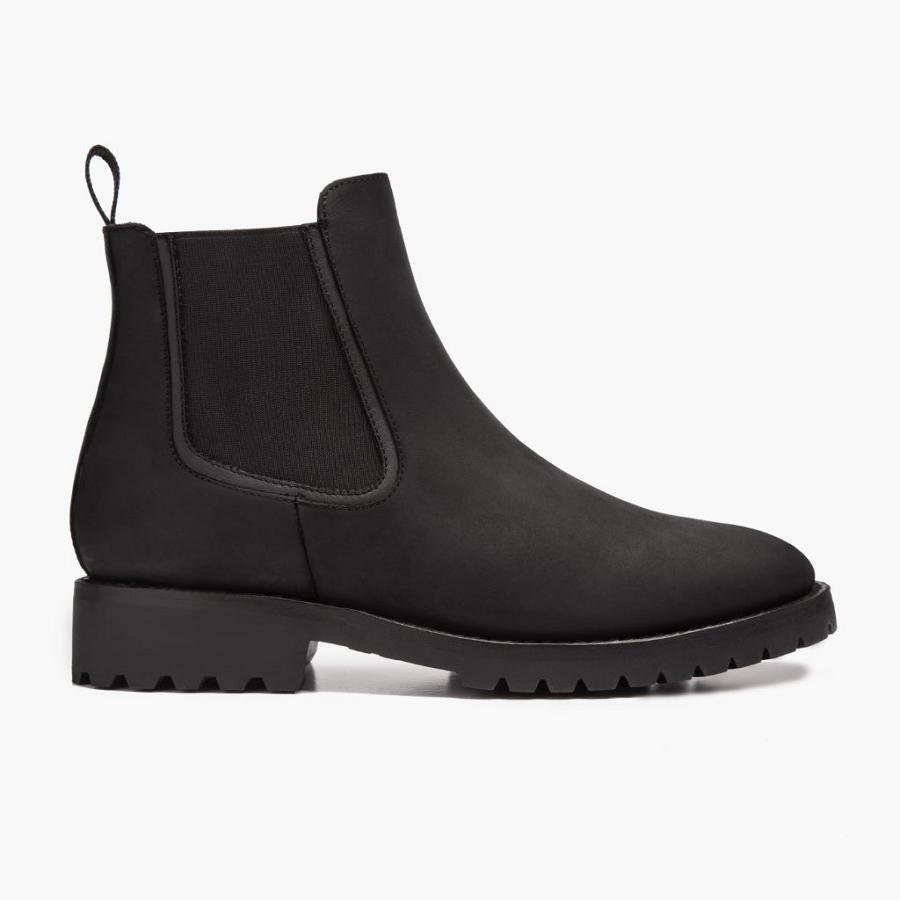 Black Thursday Legend Leather Men's Chelsea Boots | SG35RVD