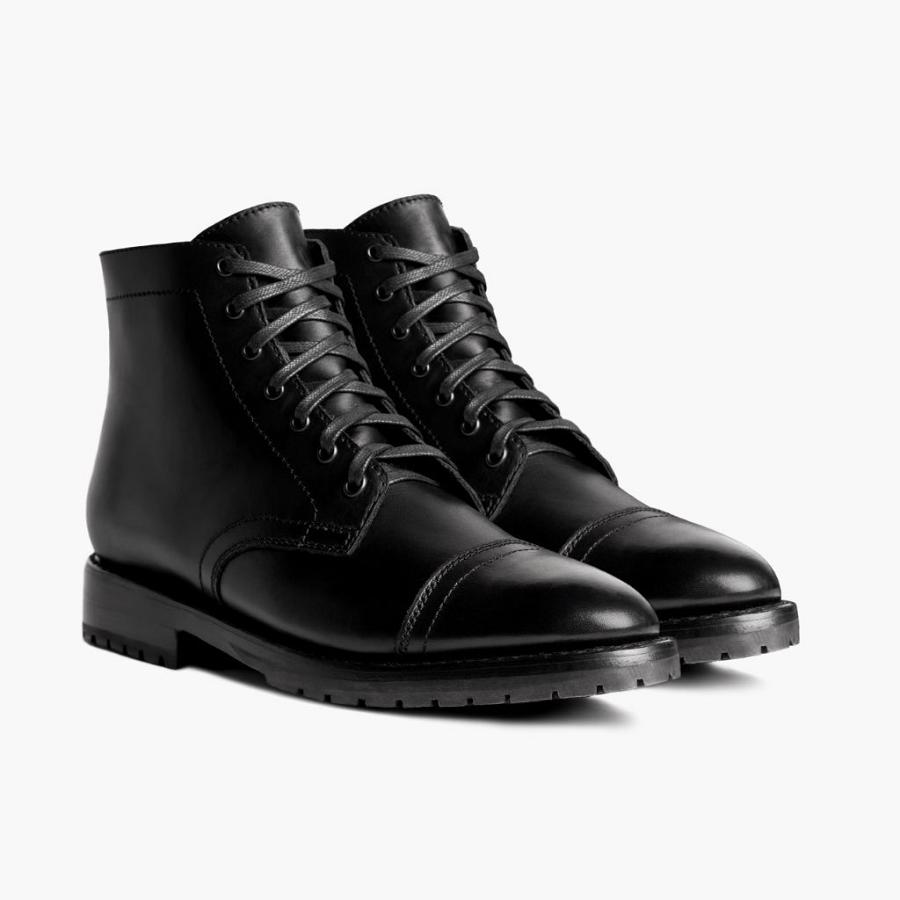 Black Thursday Major Leather Men's Boots | SG200XYU