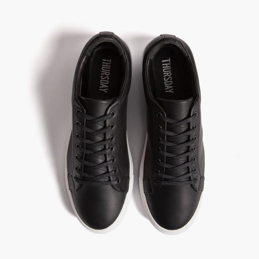 Black Thursday Premier Low Tops Leather Men's Sneakers | SG223BEX