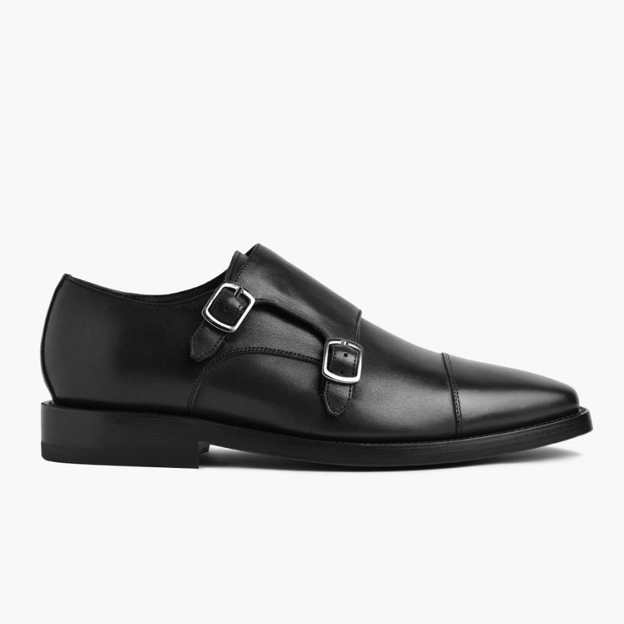 Black Thursday Saint Leather Men's Dress Shoes | SG256JPQ