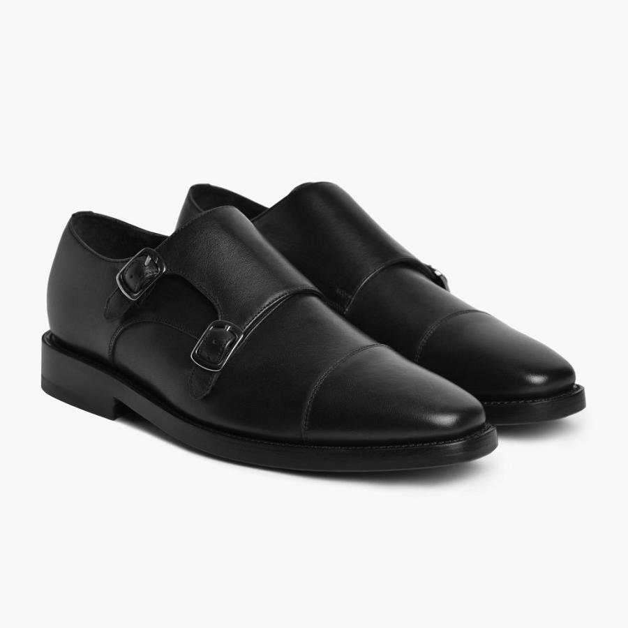 Black Thursday Saint Leather Men\'s Dress Shoes | SG256JPQ