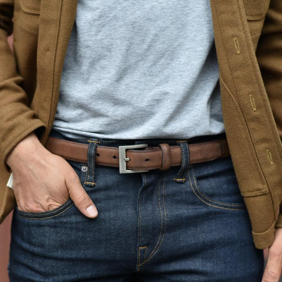 Brown Thursday Classic Leather Rugged Men's Belts | SG18XYU