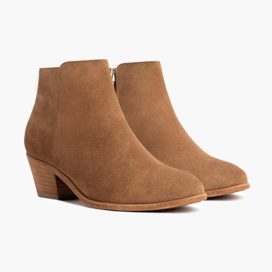 Brown Thursday Downtown Suede Women's Boots | SG390DFM4