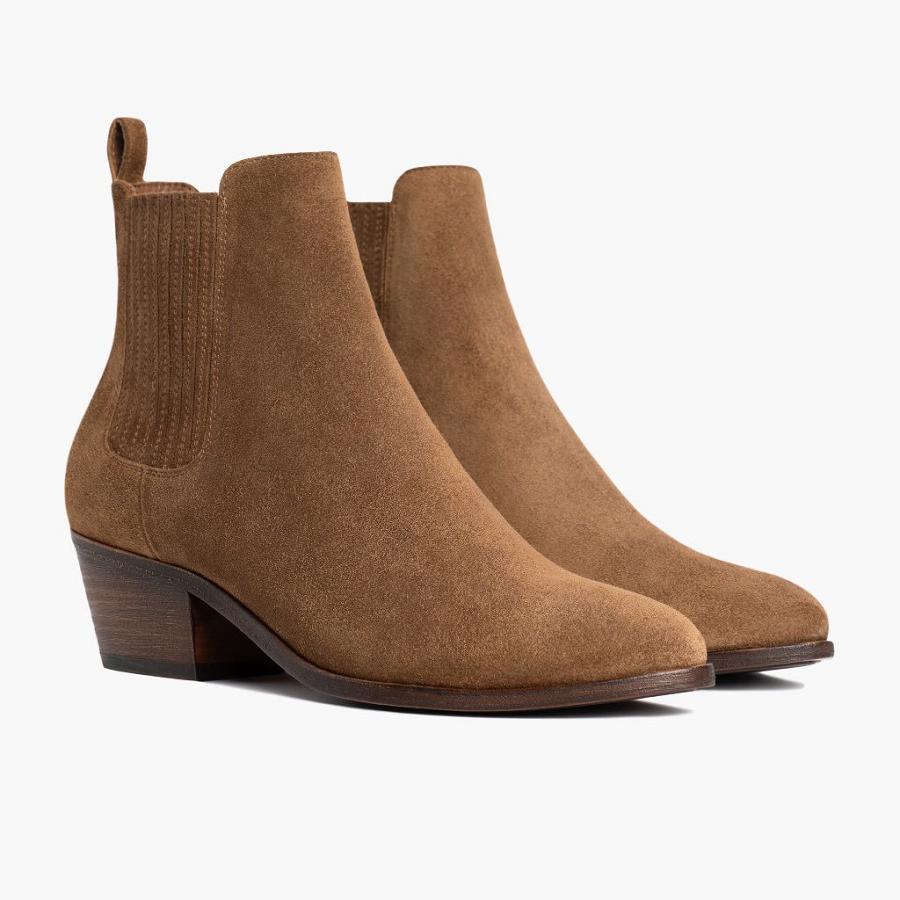 Brown Thursday Dreamer Suede Women's Chelsea Boots | SG360JPQ