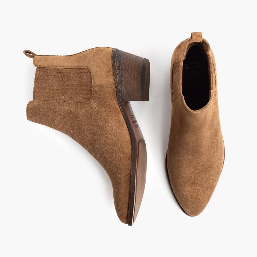 Brown Thursday Dreamer Suede Women's Chelsea Boots | SG360JPQ