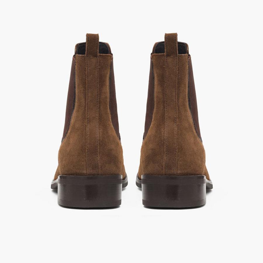 Brown Thursday Duchess Suede Women's Chelsea Boots | SG367PJJ