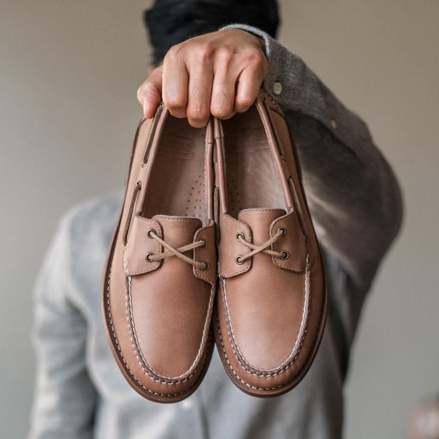 Brown Thursday Handsewn Leather Men's Loafers | SG262AHK