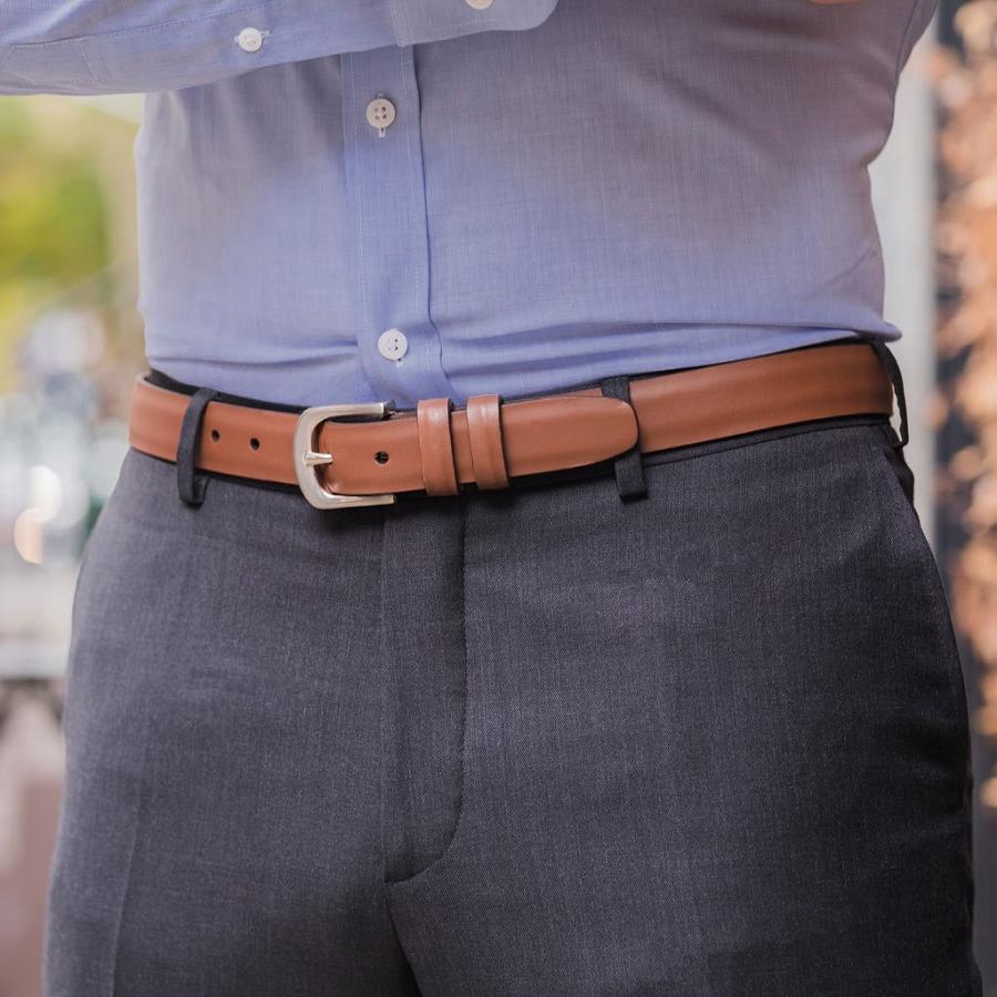 Brown Thursday Refined Leather Men's Belts | SG305ZUT