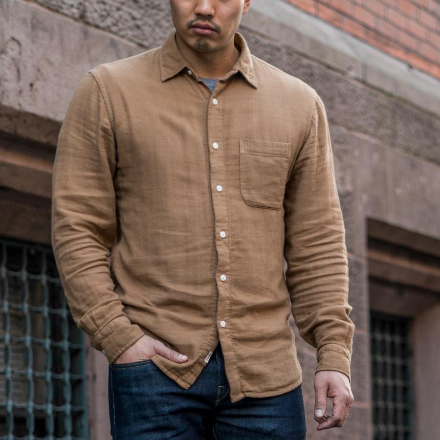 Brown Thursday Ripper Cotton Men's Shirts | SG288AHK