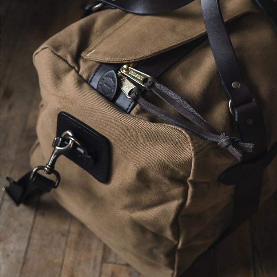 Brown Thursday Rugged Twill Duffle Leather Men's Bags | SG289PJJ