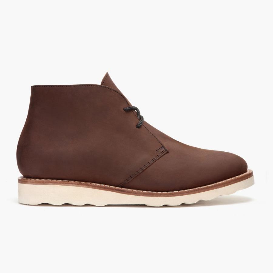 Brown Thursday Scout Leather Men's Chukka Boots | SG53SGL