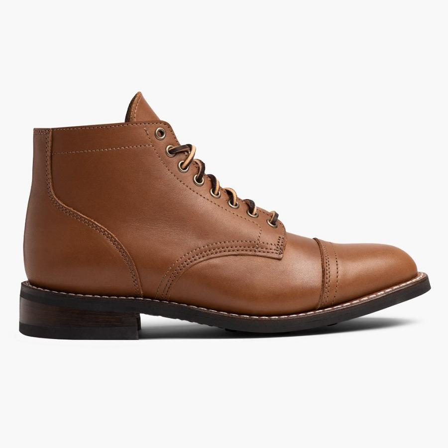 Brown Thursday Vanguard Leather Men's Lace Up Boots | SG129FDN