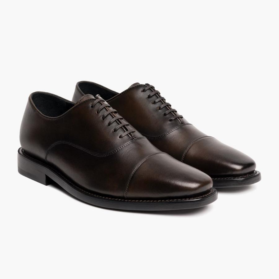 Coffee Thursday Executive Leather Classic Men\'s Dress Shoes | SG248NWY