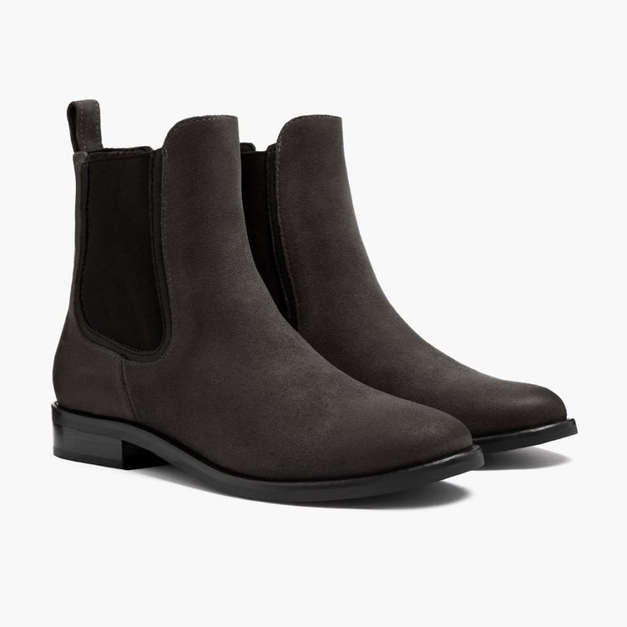 Grey Thursday Duchess Suede Women's Chelsea Boots | SG368OKI