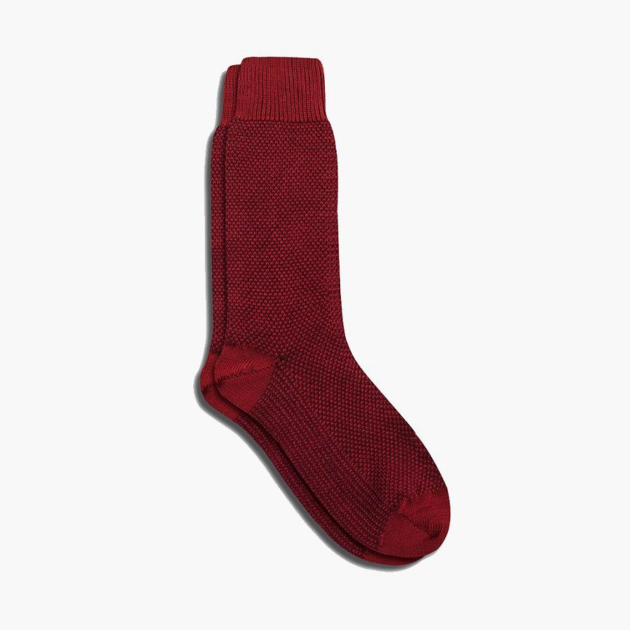 Red Thursday Sodello Birdseye Cotton Men\'s Socks | SG321RVD