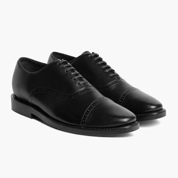 Black Thursday Broadway Leather Men's Dress Shoes | SG243RVD