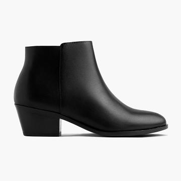 Black Thursday Downtown Leather Women's Booties | SG353BEX