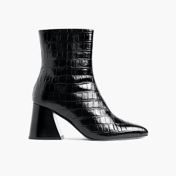 Black Thursday Heartbreaker Leather Women's Boots | SG390DFM7