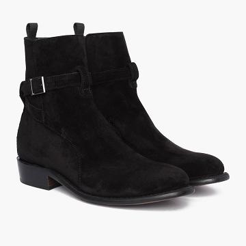 Black Thursday Rogue Suede Rugged & Resilient Men's Chelsea Boots | SG42VRW