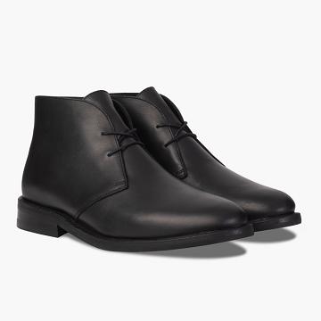 Black Thursday Scout Leather Men's Chukka Boots | SG56OKI