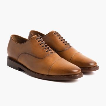 Brown Thursday Executive Leather Men's Dress Shoes | SG245WNB