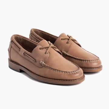 Brown Thursday Handsewn Leather Men's Loafers | SG262AHK