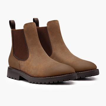 Brown Thursday Legend Suede Rugged & Resilient Men's Boots | SG197BEX