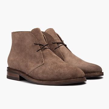 Coffee / Brown Thursday Scout Suede Men's Lace Up Boots | SG124LIS