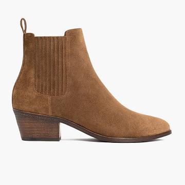 Coffee Thursday Dreamer Suede Women's Booties | SG383ZUT