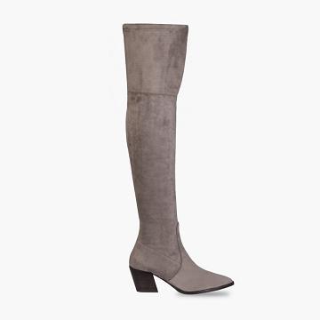 Grey Thursday Boots Tempest Suede Women's High Heels | SG419PJJ