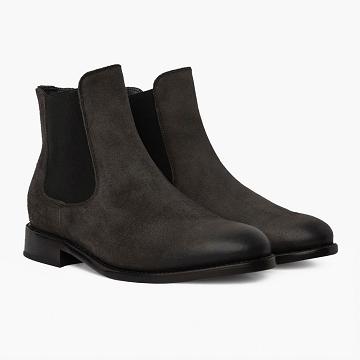 Grey Thursday Cavalier Suede Men's Chelsea Boots | SG22JPQ