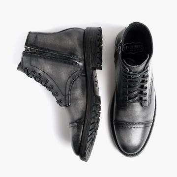 Grey Thursday Major Leather Men's Boots | SG201ZUT