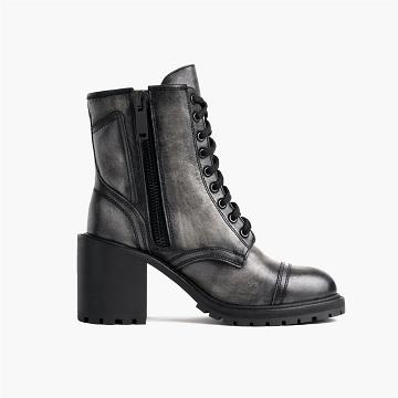 Grey Thursday Rebel Leather Women's Boots | SG390DFM26