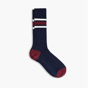 Navy Thursday Sodello Legacy Cotton Men's Socks | SG312DFM