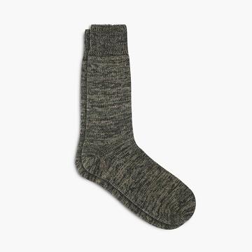 Olive Thursday Sodello Marled Cotton Men's Socks | SG11WNB